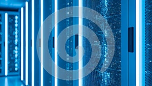 Data Center Server Room Network and Cloud Computing