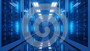 Data Center Server Room Network, Cloud Computing, IT Infrastructure