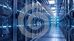 Data Center Server Room Network Infrastructure, Cloud Computing