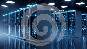 Data Center Server Room Network Infrastructure, Cloud Computing