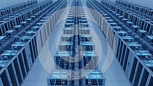 Data Center Server Room Network Infrastructure, Cloud Computing