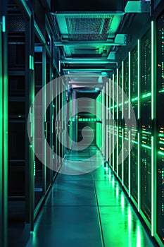 Data Center Server Rows