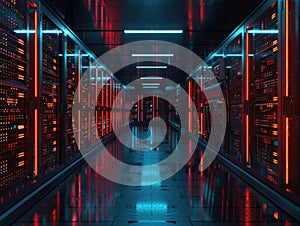 Data Center Server Rows