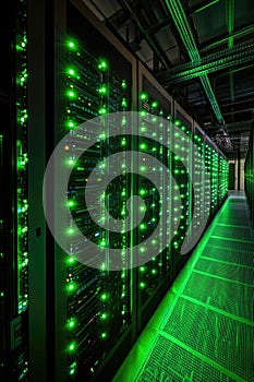 Data Center Server Rows