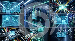 Data Center Servers AI, Cloud Computing, and Network Infrastructure