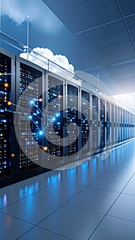 Data Center Servers with Cloud Computing Visualization Technology