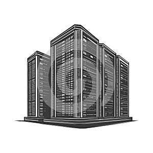 Powerful Data Center Servers: Modern Technology Infrastructure