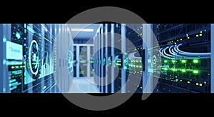 Data Center Servers Network Technology, Cloud Computing, IT