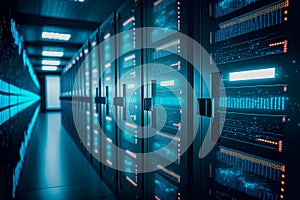 Data center service.computer network security Generative AI