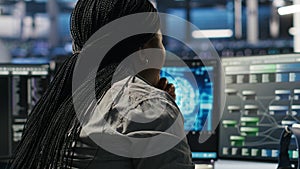 Data center software developer using artificial intelligence deep learning model