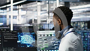 Data center system administrator using AI neural network models