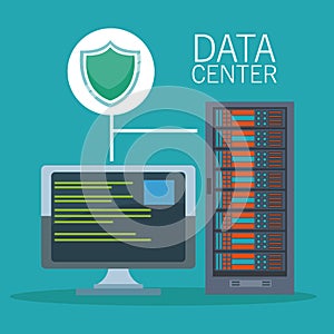 Data center technology icons