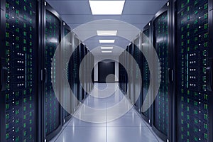 Data centers nerve center Server rooms depicted as tech hub