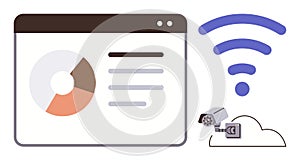 Data Analytics Dashboard with Cloud-Based Security and Wireless Technology Integration