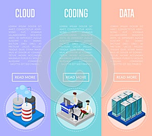 Data cloud coding and administration posters