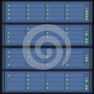 Data cluster servers