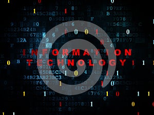 Data concept: Information Technology on Digital