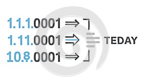 Data Conversion and Transformation Process Icon, vector design Generative AI
