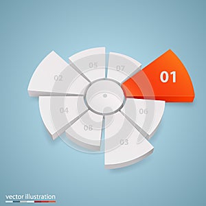 Data 3d growth chart