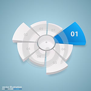 Data 3d growth chart