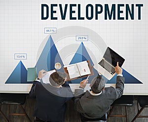 Data Development Performance Research Concept photo