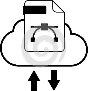Data document Management System on cloud online documentation database and digital file storage system, database technology