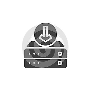 Data download vector icon