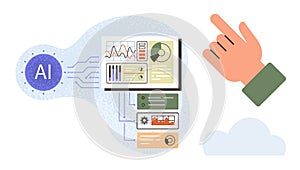 Data-driven AI Decision-making with Interactive Visualization and Analysis Tools