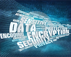 Data encryption background