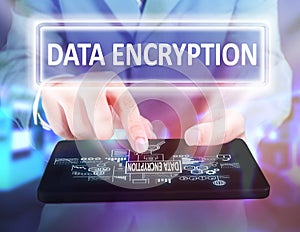 Data Encryption in Business Concept photo