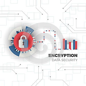 Data encryption concept