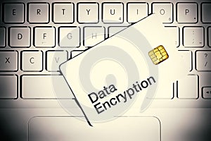 Data Encryption Concept photo
