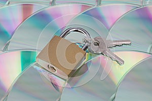 Data encryption and security (CD with lock)