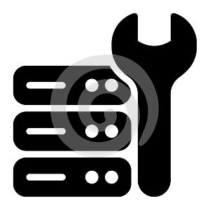 Data Engineering, Tools, Database Glyph Solid Icon