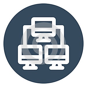 Data exchange, data sending Bold Outline vector icon which can be easily modified do edit