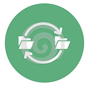 Data exchange Isolated Vector Icon which can easily modify