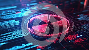 data fading pie chart