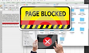 Data Failure computer Page Blocked Browsing Connection Data Fail