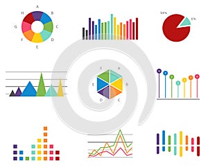 Data finance diagram graphic