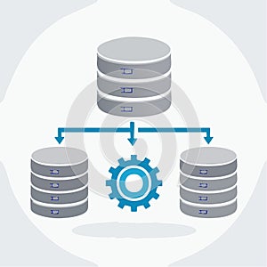 Data Flow from Central Database to Processing Engine