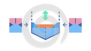 Data Flow Input-Output, Information Processing, vector design Generative AI