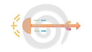 Data Flow Key: Unlocking Information Pathways, vector design Generative AI