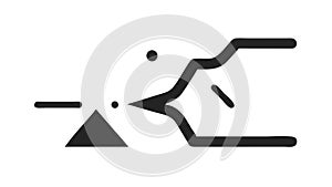 Data Flow Network Connection Digital Information Vector Design, vector design Generative AI