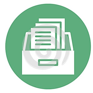 Data folder Isolated Vector Icon which can easily modify