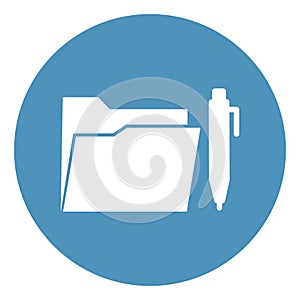 Data folder Isolated Vector icon which can easily modify or edit