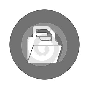 Data folder Vector icon which can easily modify or edit