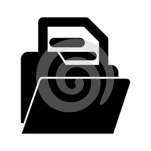 Data folder Vector icon which can easily modify or edit