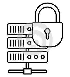 Data integrity Isolated Vector icon