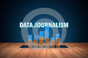 Data journalism concept