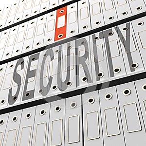 Data Loss Prevention Security Shield 3d Rendering